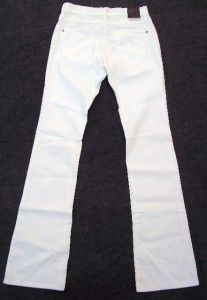 James Jeans Womens Reboot The Skinny Boot White Jeans Size 26