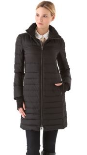 DKNY Puffer Coat with Ponte Inserts