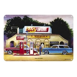 Sign Jack Schmitt Metal Vintage Diners Gas Stations Cruise ins Genre