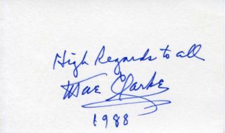 Mae Clarke 1930s Movie Star Autograph