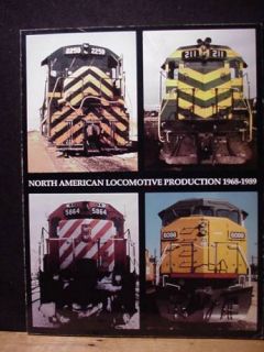  American Locomotive Production 1968   1989 James Bradley Soft Cover