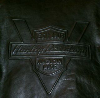 Harley Davidson Heritage Leather Jacket 2XL XXL