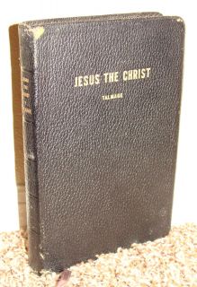 JESUS THE CHRIST by James E. Talmage Leather MORMON LDS 1955 RARE