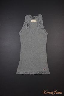  by Abercrombie Womens Jack Creek Sexy Lace Tank Top Tee M