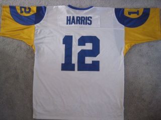 Los Angeles Rams James Harris Throw Back Football Jersey 1974
