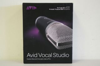  Vocal Studio M Audio Producer USB Microphone Pro Tools Software