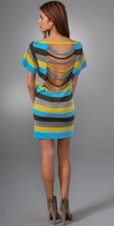 M Missoni Slashed Stripe Dress