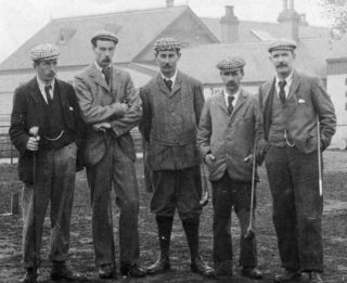 Harry Vardon James Braid RARE Group Golf Photo 1904
