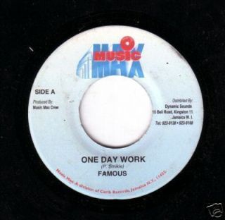 Famous One Day Work 7 Jamaica Music Max Reggae
