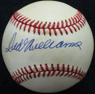 Ted Williams Signed Autograph Auto OAL Baseball JSA COA
