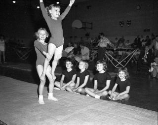 1959 4x5 NEG Suntimes aau Gymnastics Meet 992