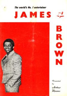 James Brown 1971 Concert Tour Program Book