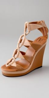 Diane von Furstenberg Theia Platform Wedge Sandals