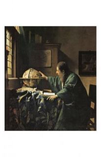 Jan Vermeer Art Poster The Astronomer