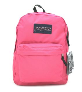 Jansport Superbreak Super Break Hot Pink Prep Backpack School Bag