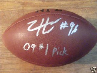 Ziggy Hood Autographed Wilson NFL Football Steelers COA