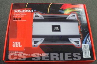 New JBL CS300 1 Mono Channel Car Audio Amplifier 0500361187124