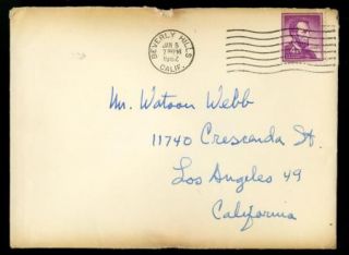 James Stewart Vintage 1962 Signed Handwritten Letter ALS Watson Webb