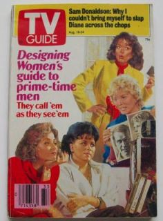 1990 Aug TV Guide Jean Smart Dixie Carter Delta Burke