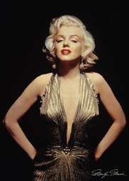 Marilyn Monroe Gold Dress Poster Go L K