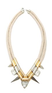 Noir Jewelry Natural Rope Station Necklace