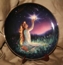 Crystal Power Jeane Dixon The Franklin Mint Plate Signed Numbered
