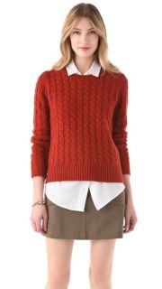 Birds of Paradis by Trovata Chunky Cable Pullover