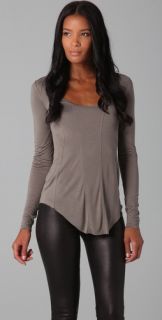 Helmut Lang Long Sleeve Top with Seam Details