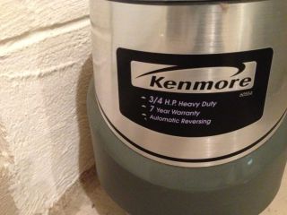 Kenmore 3 4 HP Heavy Duty Food Waste Disposer