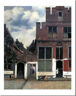 Jan Vermeer Art Poster The Little Street