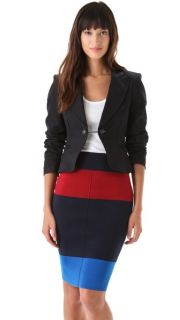 Juicy Couture Cropped Riding Blazer