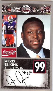 Jarvis Jenkins 2011 Senior Bowl Clemson Tigers Redskins