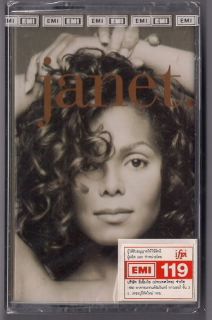 Janet Jackson Janet Thai Limited 1st Press Cassette New