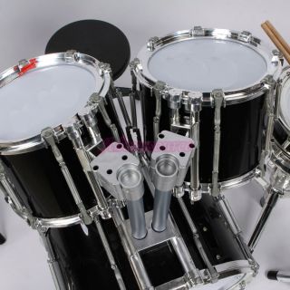 Brand New 5 Piece Jazz Drum Sets Kits Black