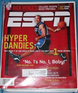 Jason Williams ESPN Magazine November 26 2001