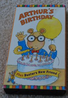 Arthur Birthday Busters New Friend Vintage VHS Movie