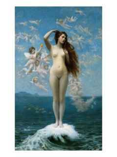 Jean Leon Gerome Oil Painting Repro Venus Rising The Star