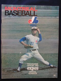   Montreal Expos Yearbook First Season Staub Boccabella Jarry Park