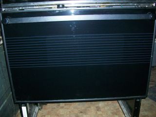 JENN AIR ELECTRIC RANGE BLACK GLASS OVEN DOOR WITH A NICE SEAL. MODEL