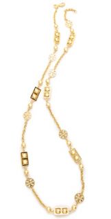Tory Burch Framed Ball Necklace