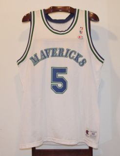 Champion Jason Kidd Dallas Mavericks Home Rookie Jersey 48