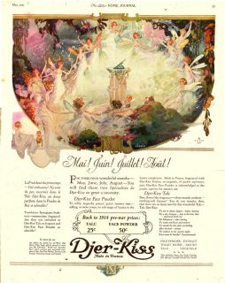 LADIES HOME JOURNAL    TEAR SHEET    BEAUTIFUL MAGAZINE ART FROM 1921