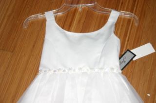 Jayne Copeland Flower Girl or First Communion White Dress Size 7