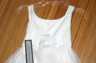 Jayne Copeland Flower Girl or First Communion White Dress Size 7