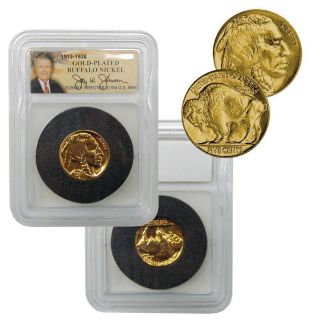  Head Nickel Buffalo Mint 1913 to 1938 Signed Jay w Johnson