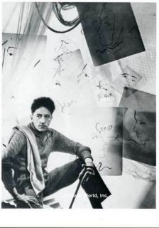 Poet Jean Cocteau Photography Art Postcard Cecil Beaton