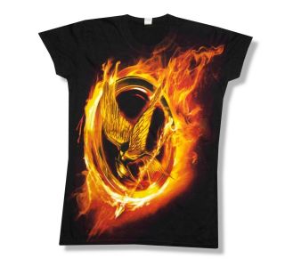 The Hunger Games Mocking Jay Jumbo Print T Shirt New Juniors Girls