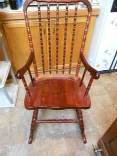 Jenny Lind Wooden Rocking Chair Perfect for Nursery
