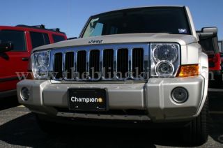 Jeep Commander Chrome Grille Grill Insert Vertical 2006 2007 2008 2009