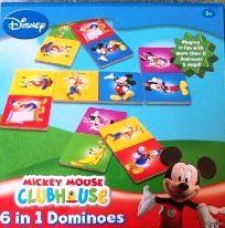 Disney Mickey Mouse Clubhouse 6 in 1 Dominoes
